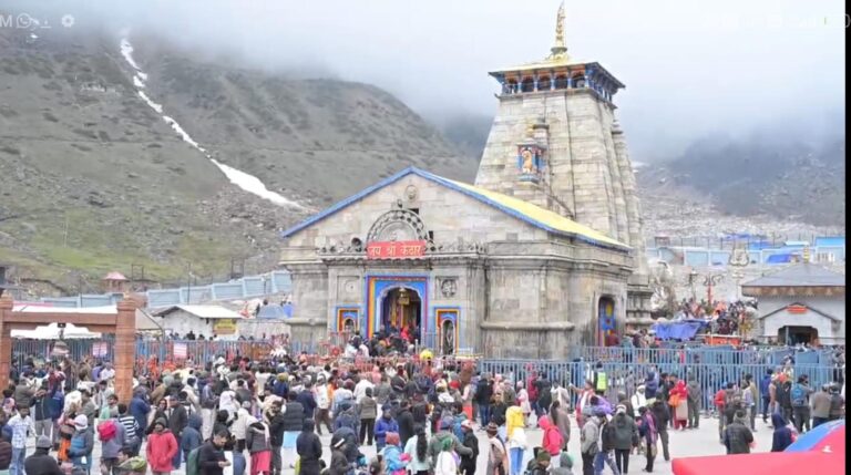 22 दिनों में 5.23 लाख श्रद्धालुओं ने किए बाबा केदार के दर्शन, बेहतर व्यवस्थाओं से श्रद्धालुओं में उत्साह